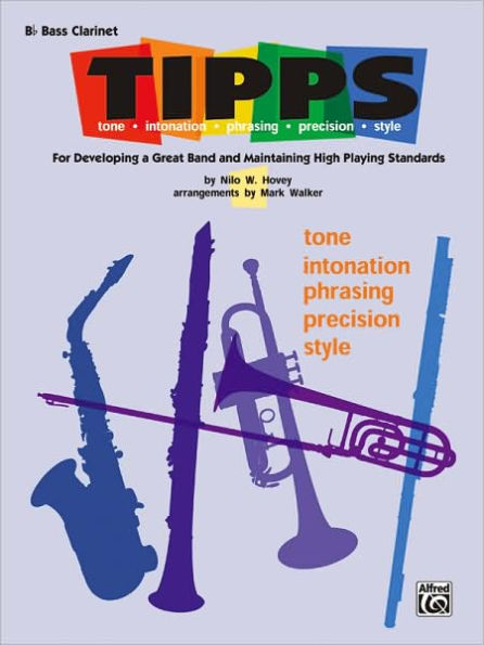 T-I-P-P-S for Bands -- Tone * Intonation * Phrasing * Precision * Style: For Developing a Great Band and Maintaining High Playing Standards (B-flat Bass Clarinet)