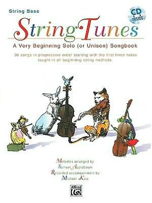 StringTunes -- A Very Beginning Solo (or Unison) Songbook: Bass, Book & CD