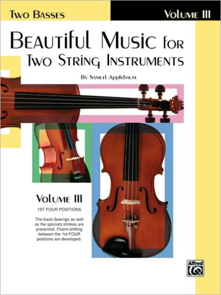 Beautiful Music for Two String Instruments, Bk 3: 2 Basses