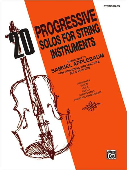 20 Progressive Solos for String Instruments: Bass