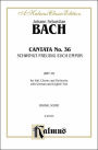 Cantata No. 36 -- Schwingt freudig euch empor: SATB with SATB Soli (German, English Language Edition)