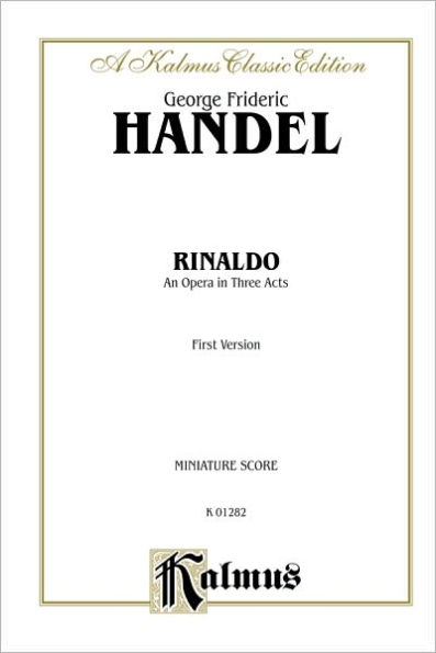 Rinaldo (1711): Italian Language Edition, Miniature Score