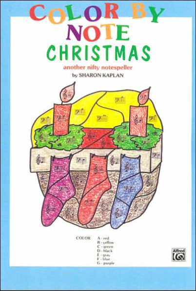 Color by Note Christmas: Another Nifty Notespeller, Coloring Book