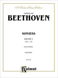Title: Sonatas (Urtext), Vol 1: Nos. 1-15, Author: Ludwig van Beethoven