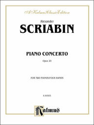 Title: Piano Concerto, Op. 20, Author: Alexander Scriabin