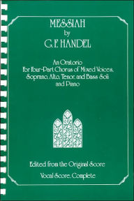 Title: Messiah: SATB Chorus & Soli, Comb Bound Book, Author: George Frideric Handel