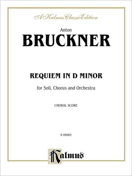 Requiem in D Minor: SATB with SATB Soli (Orch.) (Latin Language Edition)