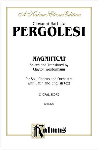 Magnificat: SATB with SATB Soli (Orch.) (Latin, English Language Edition)