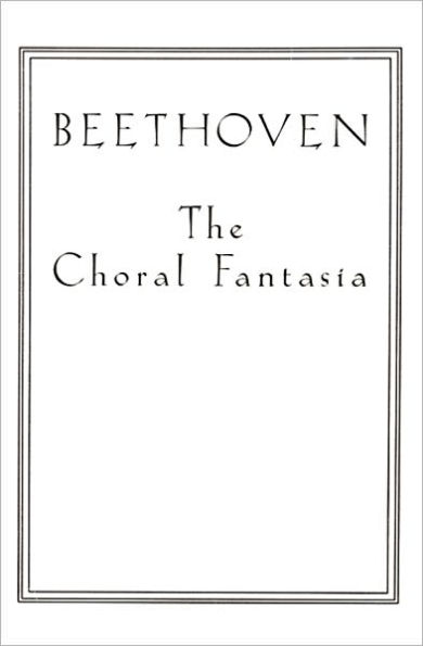 Choral Fantasia: SATB (German, English Language Edition), Vocal Score