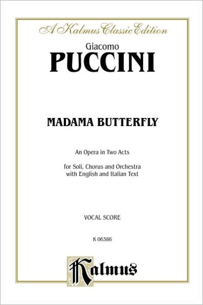Madame Butterfly: Italian, English Language Edition, Vocal Score