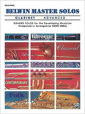 Belwin Master Solos (Clarinet), Vol 1: Advanced