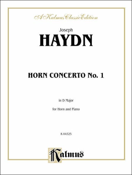 Horn Concerto No. 1 in D Major (Orch.): Part(s)