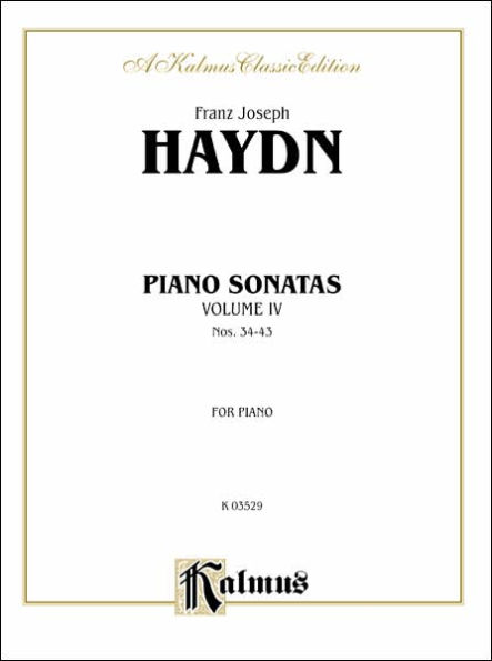 Sonatas, Vol 4: Nos. 34-43