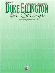 Title: Duke Ellington for Strings: Violin II, Author: Alfred Music