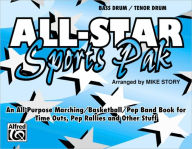 Title: All-Star Sports Pak (An All-Purpose Marching/Basketball/Pep Band Book for Time Outs, Pep Rallies and Other Stuff): Bass Drum/Tenor Drum, Author: Alfred Music