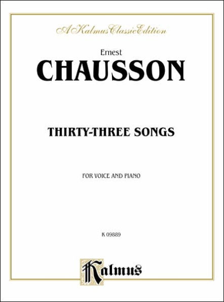 Thirty-Three Songs: French Language Edition