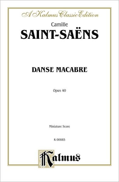 Danse Macabre, Op. 40: Miniature Score