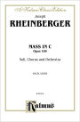 Mass in C, Op. 169: SATB with SATB Soli (Orch.) (Latin Language Edition)