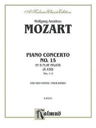 Title: Piano Concerto No. 15 in B-flat, K. 450, Author: Wolfgang Amadeus Mozart