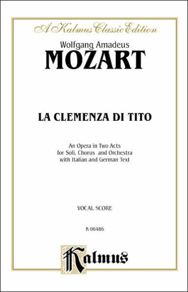 La Clemenza Di Tito: German, Italian Language Edition, Vocal Score