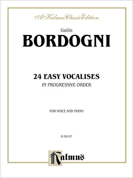 Twenty-four Easy Vocalises in Progressive Order