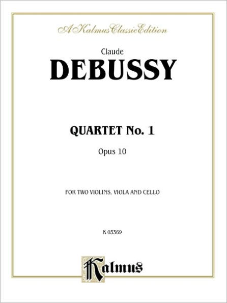 String Quartet, Op. 10: For Two Violins, Viola and Cello