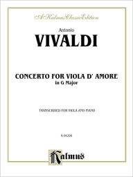 Title: Concerto for Viola d'Amore, Author: Antonio Vivaldi