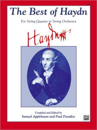 Title: The Best of Haydn (For String Quartet or String Orchestra): String Bass, Author: Franz Joseph Haydn