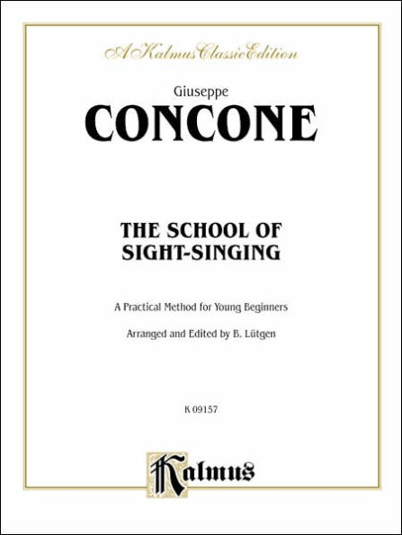 The School of Sight-Singing: Practical Method for Young Beginners (Lutgen)