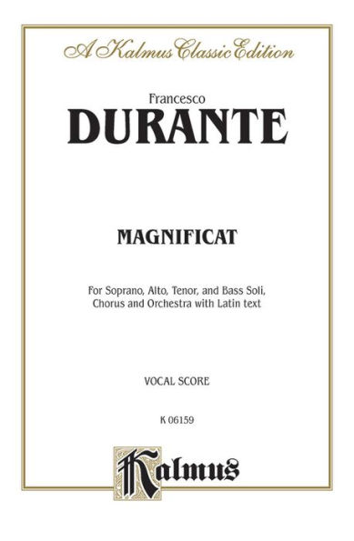 Magnificat: SATB with SATB Soli (Latin Language Edition)