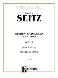 Title: Student's Concerto No. IV in D, Author: Friedrich Seitz