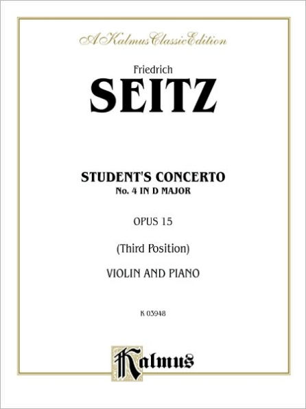 Student's Concerto No. IV in D