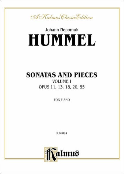 Sonatas and Pieces, Vol 1: Opus 11, 13, 18, 20, 55