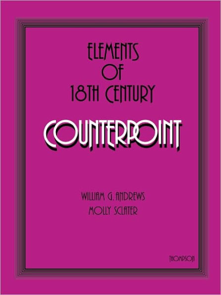 Elements of 18th Century Counterpoint