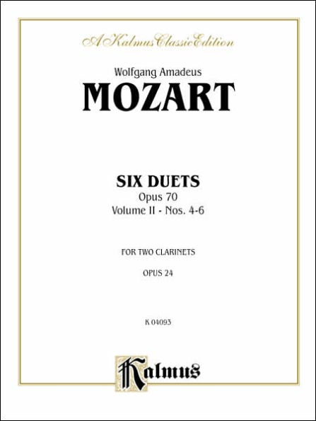 Six Duets, Vol 2: Nos. 4-6