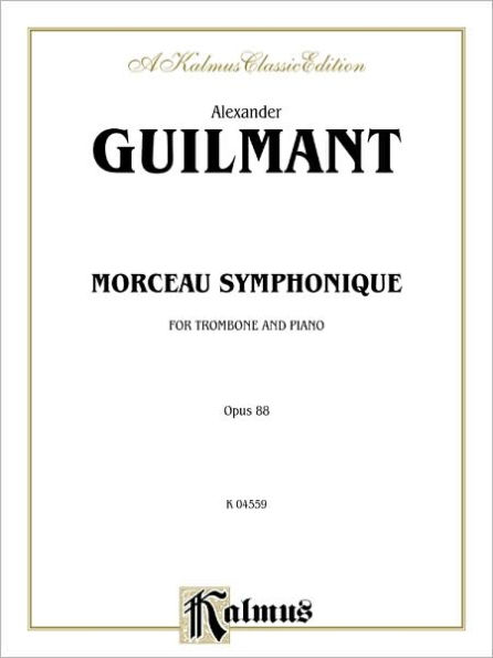 Morceau Symphonique, Op. 88: Part(s)