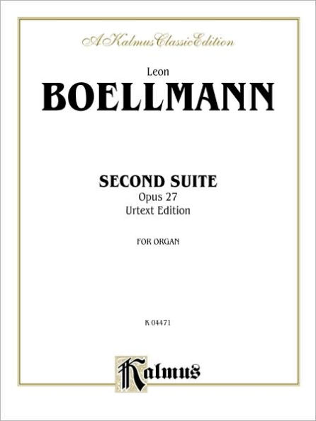 Second Suite, Op. 27 (Urtext): Sheet