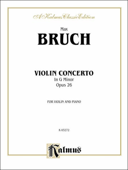 Violin Concerto in G Minor, Op. 26