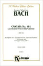 Cantata No. 181 -- Leichtgesinnte Flattergeister: SATB with SATB Soli (German, English Language Edition)