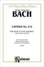 Cantata No. 212 -- Mer hahn en neue Oberkeet: SB with SB Soli (German, English Language Edition)