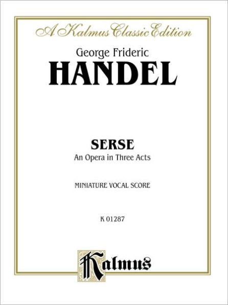 Serse (1738): Italian Language Edition, Miniature Score