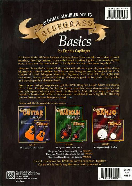 Ultimate Beginner Bluegrass Guitar Basics: Book & Online Audio