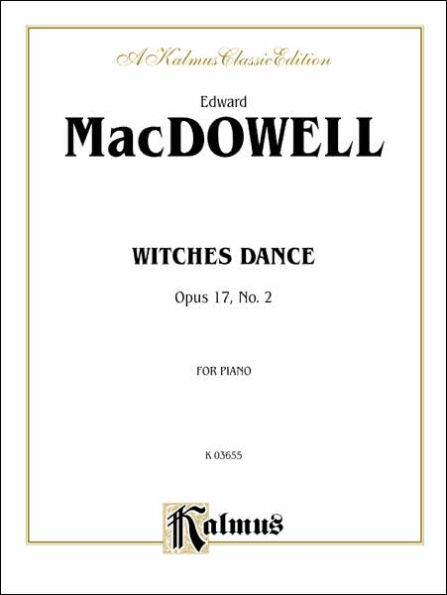 Witches Dance, Op. 17, No. 2
