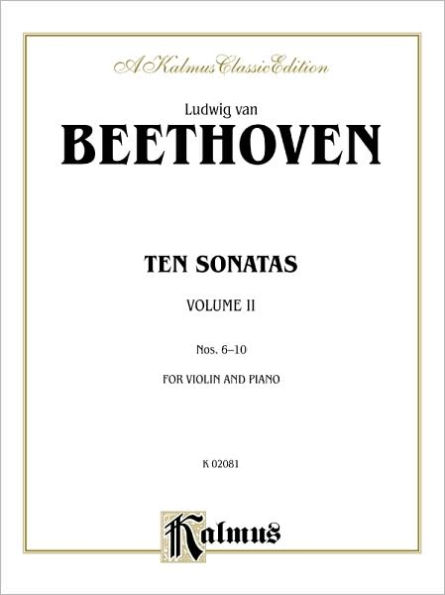 Ten Violin Sonatas, Vol 2: Nos. 6-10