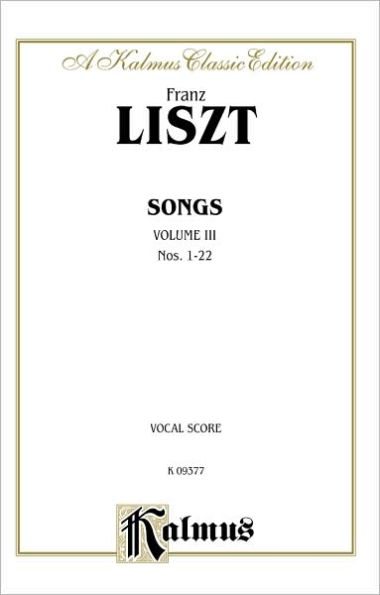 Songs, Vol 3: German Language Edition