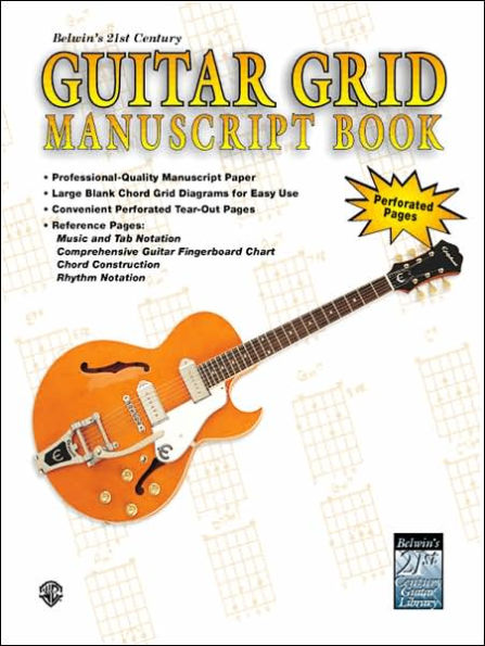 Belwin's 21st Century Guitar Grid Manuscript Book