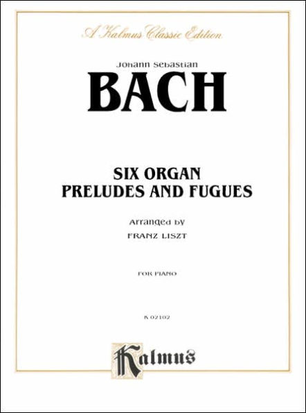 Six Organ Preludes and Fugues: Comb Bound Book