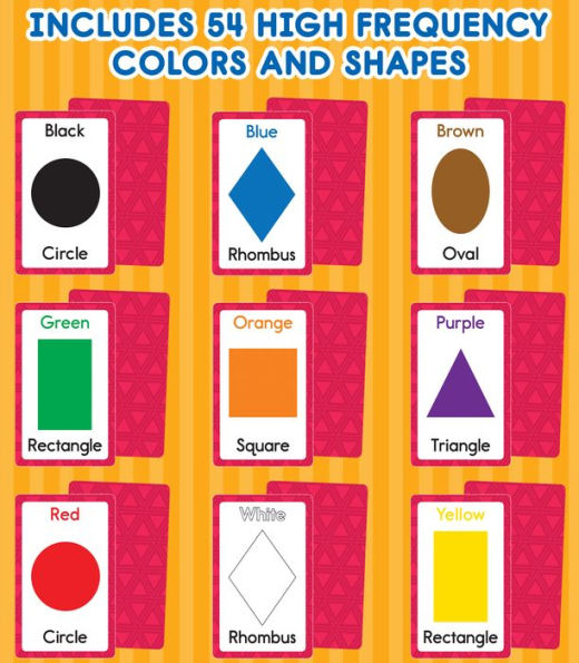 Colors and Shapes Flash Cards