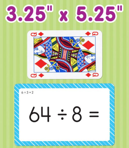 Division 0 to 12 Flash Cards