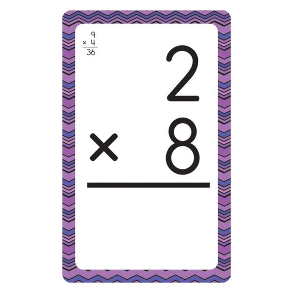 Multiplication 0 to 12 Flash Cards